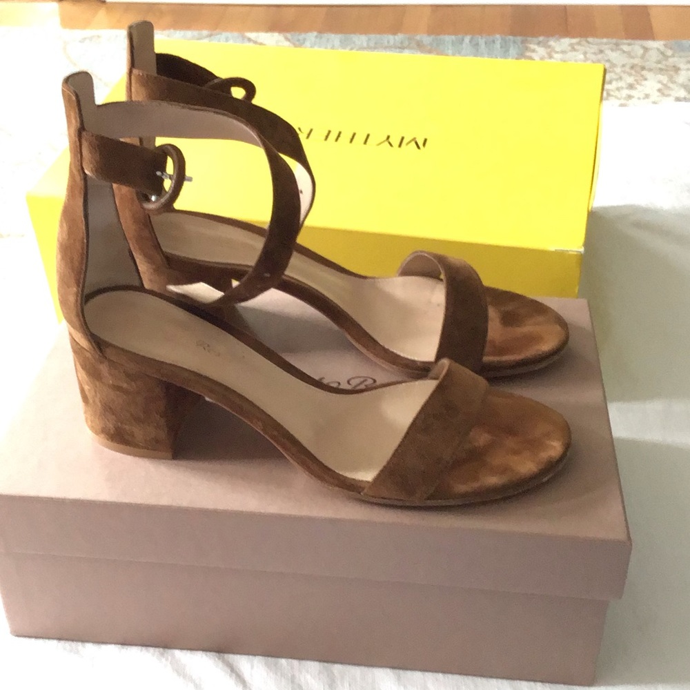 Gianvito Rossi Brown Suede Sandals size 39